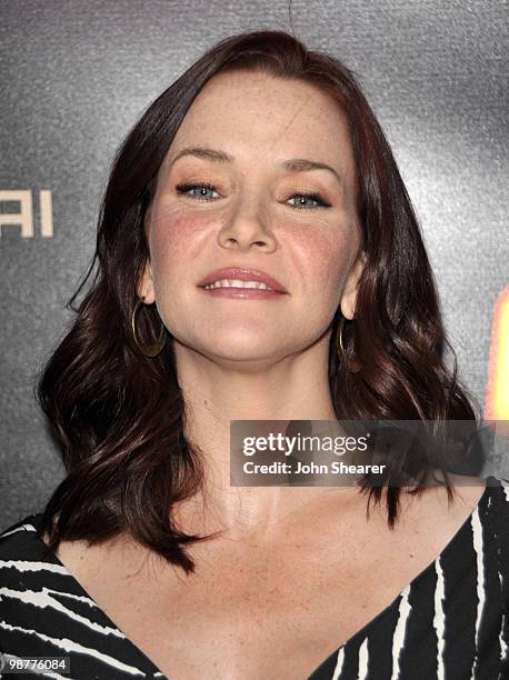 Actress Annie Wersching arrives to the "24" Series Finale Party at Boulevard3 on April 30, 2010 in Hollywood, California.