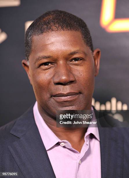 Actor Dennis Haysbert arrives to the "24" Series Finale Party at Boulevard3 on April 30, 2010 in Hollywood, California.