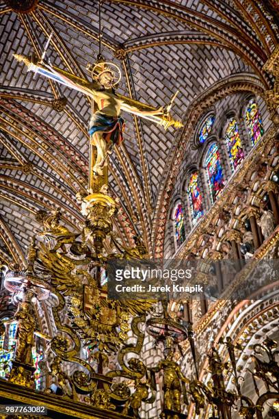 toledo cathedral - toledo cathedral stock pictures, royalty-free photos & images