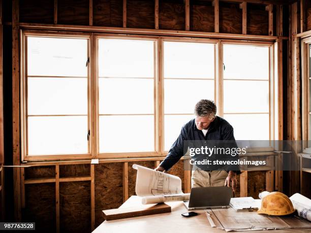 home builder - timber window frames stock pictures, royalty-free photos & images