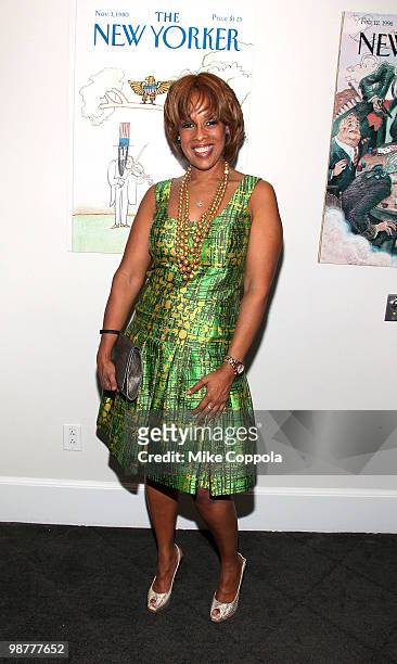 Gayle King attends the The New Yorker party during White House Correspondents dinner weekend at the W Hotel Washington, DC on April 30, 2010 in...