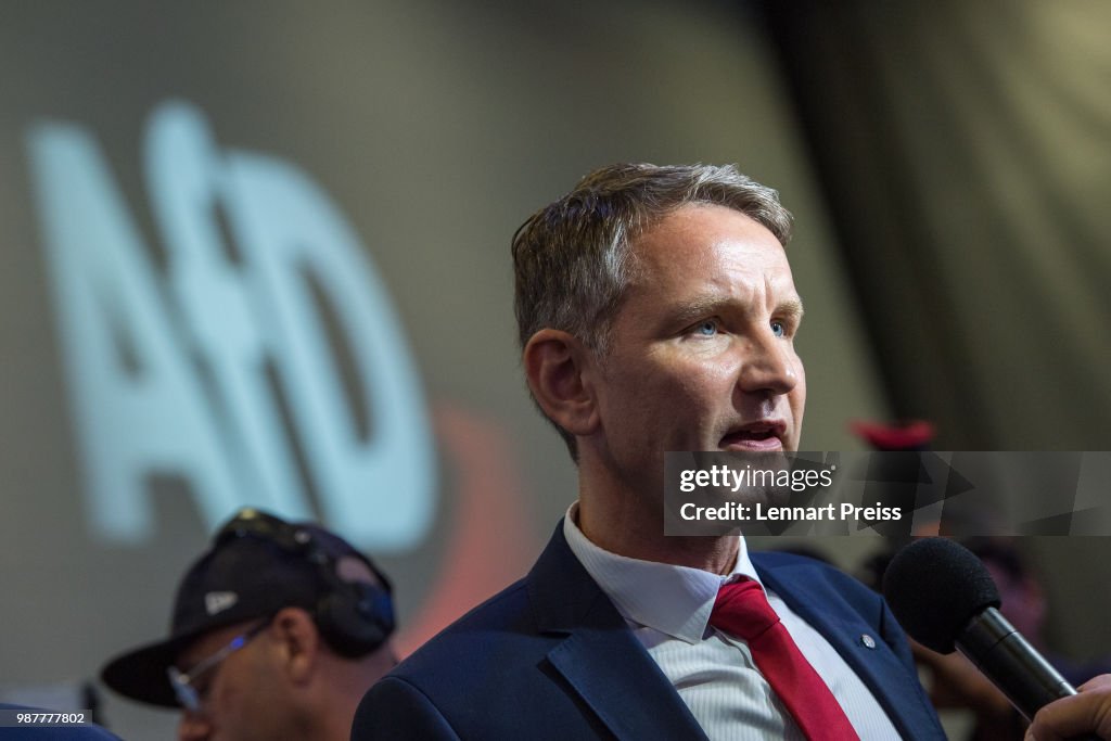 Right-Wing AfD Political Party Holds Federal Congress