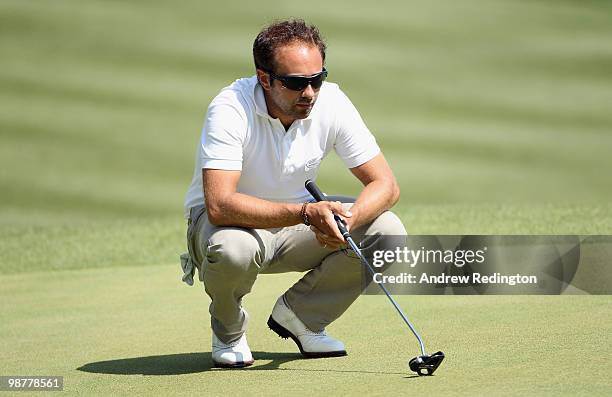 Charles-Edouard Russo of France in action during the third round of the Turkish Airlines Challenge hosted by Carya Golf Club on May 1, 2010 in Belek,...