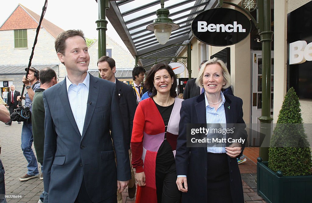 Nick Clegg Takes His Election Tour To The South West