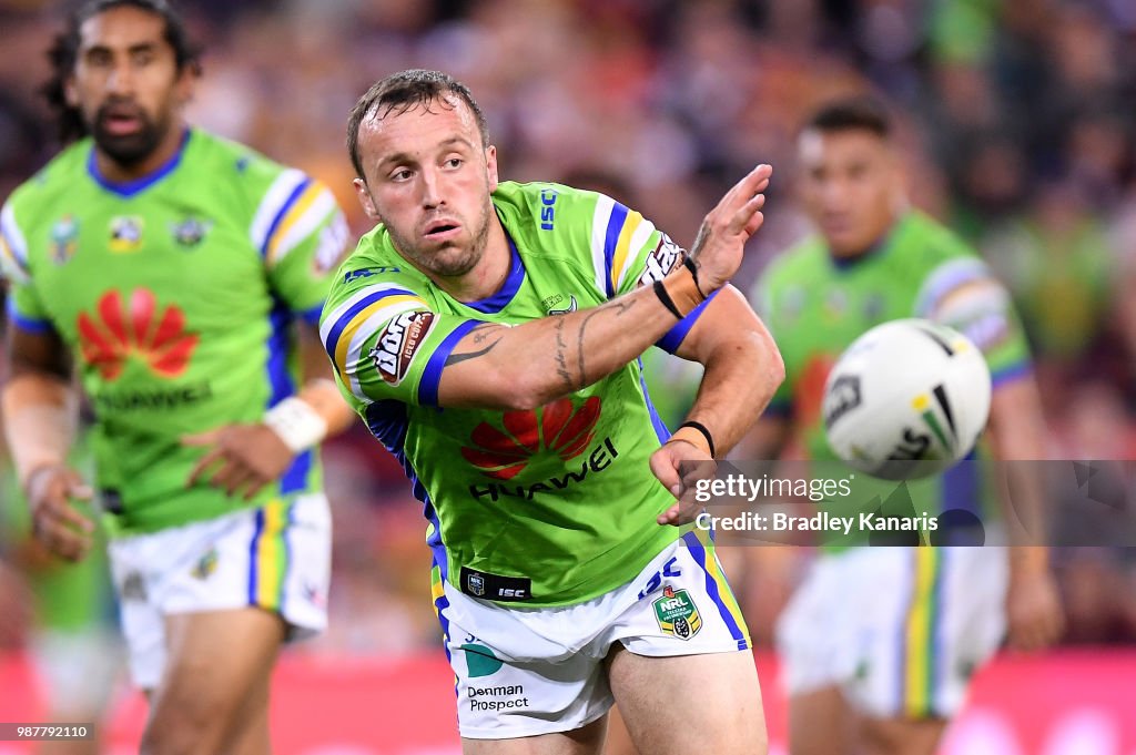 NRL Rd 16 - Broncos v Raiders