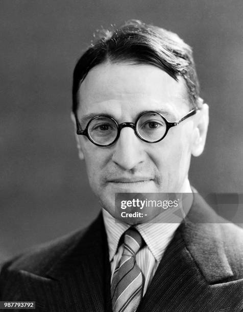 Undated headshot of French minister Cesar Campinchi. Campinchi was Minister of the Navy between March 1938 and June 1940 with the governments of Leon...