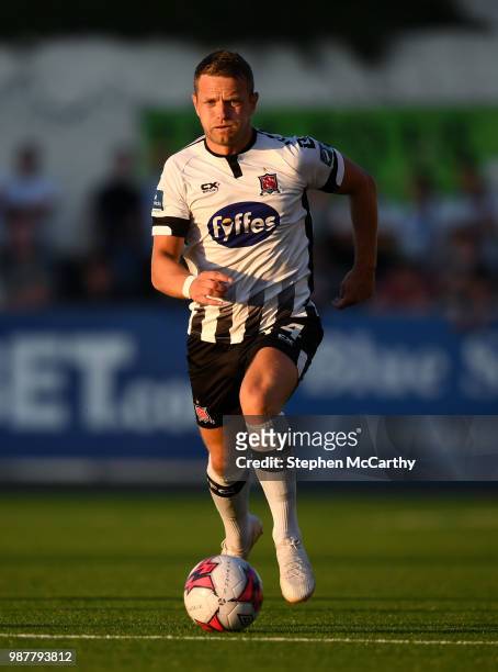 Louth , Ireland - 29 June 2018; Dane Massey of Dundalk during the SSE Airtricity League Premier Division match between Dundalk and Cork City at Oriel...