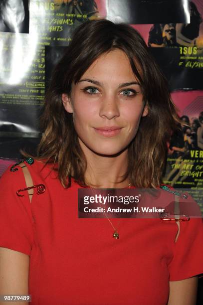 Alexa Chung attends Art of Elysium "Bright Lights" with VERSUS by Donatella Versace and Christopher Kane at Milk Studios on April 30, 2010 in New...