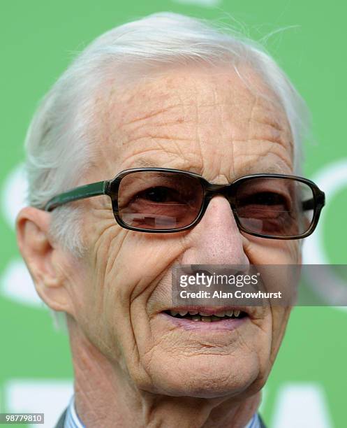 Lester Piggott at Newmarket racecourse on May 01, 2010 in Newmarket, England.