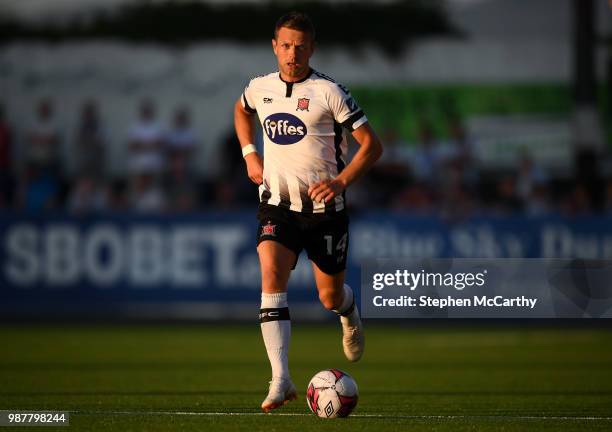 Louth , Ireland - 29 June 2018; Dane Massey of Dundalk during the SSE Airtricity League Premier Division match between Dundalk and Cork City at Oriel...