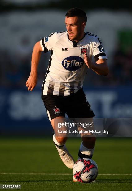 Louth , Ireland - 29 June 2018; Michael Duffy of Dundalk during the SSE Airtricity League Premier Division match between Dundalk and Cork City at...