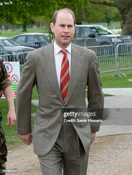 Prince Edward, Earl of Wessex attends day 2 of the Badminton Horse Trials on May 1, 2010 in Badminton, England.