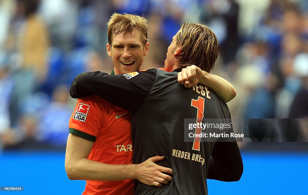 Schalke 04 v Werder Bremen - Bundesliga