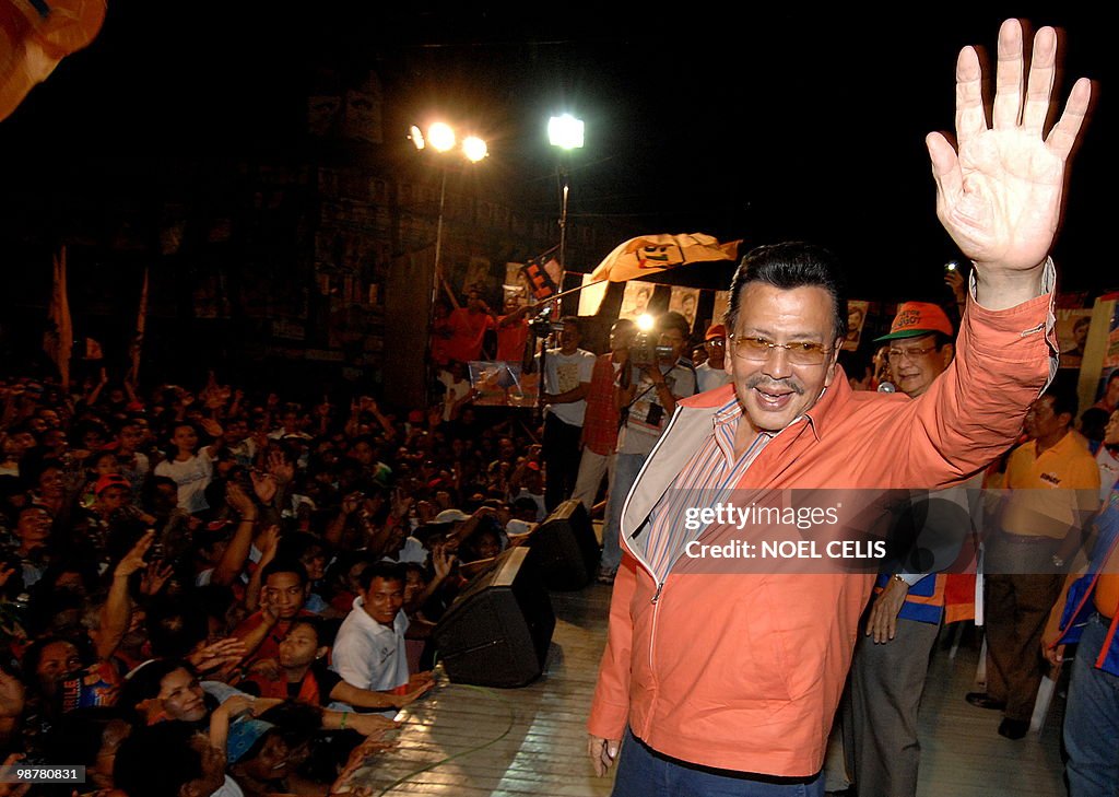 Philippine former president and presiden