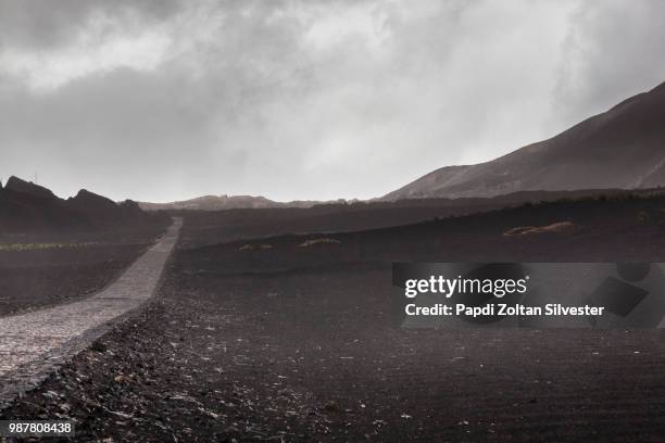 cape verde, on the island of fogo - cape verde stock-fotos und bilder