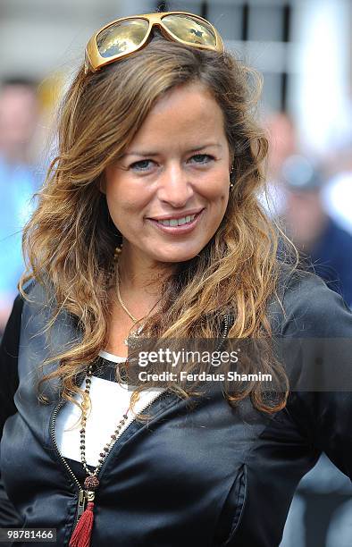 Jade Jagger attends a photocall for the send off of The Gumball 3000 Rally on May 1, 2010 in London, England.