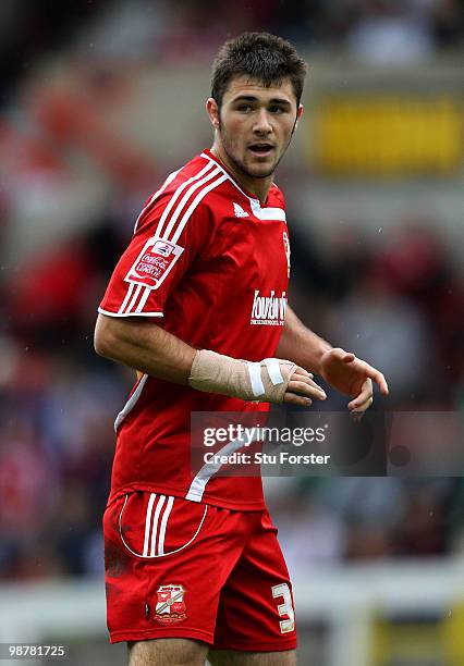 Swindon Town forward Charlie Austin looks on during the Coca Cola League One match between Swindon Town and Brentford at the County ground on May 1,...