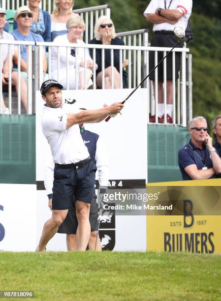 Kelvin Fletcher during the 2018 'Celebrity Cup' at Celtic Manor Resort on June 30, 2018 in Newport, Wales.