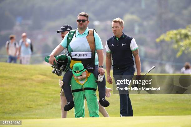 Ronan Keating during the 2018 'Celebrity Cup' at Celtic Manor Resort on June 30, 2018 in Newport, Wales.