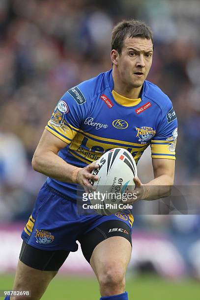 Danny McGuire of Leeds Rhinos in action during the Engage Rugby Super League Magic Weekend match between Leeds Rhinos and Wakefield Trinity at...