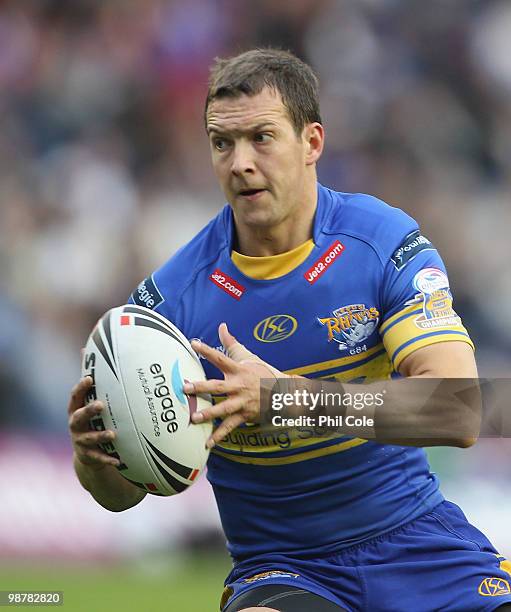 Danny McGuire of Leeds Rhinos in action during the Engage Rugby Super League Magic Weekend match between Leeds Rhinos and Wakefield Trinity at...