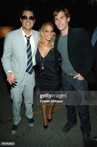 Johnny Knoxville, Jessica Simpson and Seann William Scott