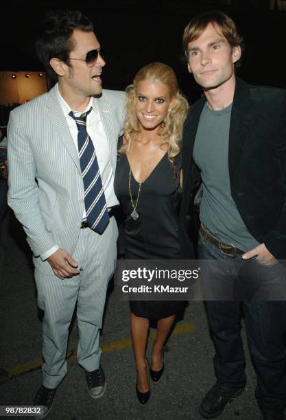 Johnny Knoxville, Jessica Simpson and Seann William Scott