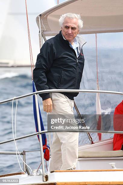 Carlo Croce competes in the regatta of 41st Pirelli Yacht Race on May 1, 2010 in Portofino, Italy.