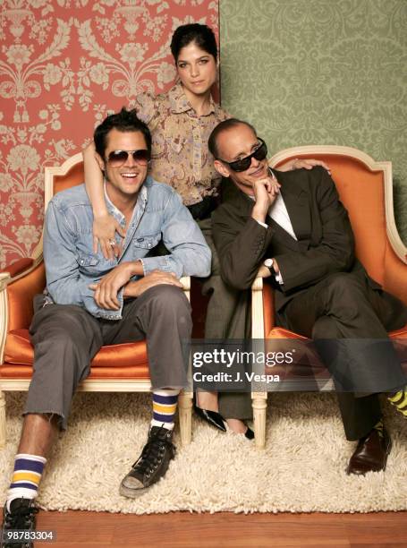 Johnny Knoxville, Selma Blair and John Waters