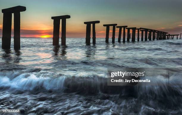 cdo's old pier - cagayan de oro stock-fotos und bilder