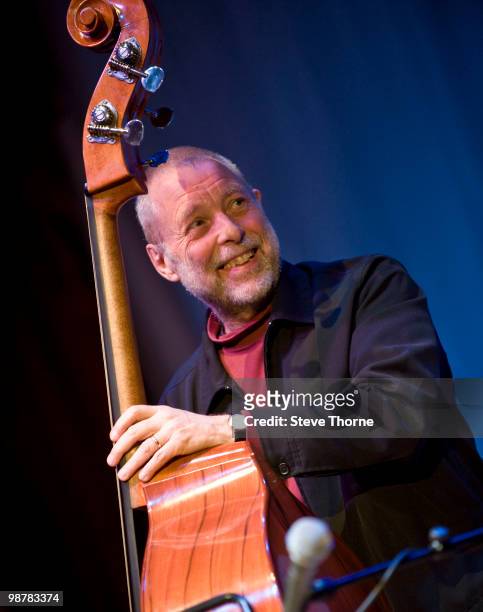 Dave Holland performs at The Town Hall during day four of Cheltenham Jazz Festival on May 1, 2010 in Cheltenham, England.