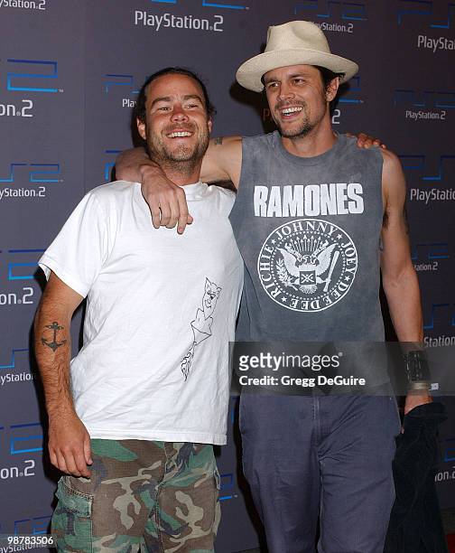 Chris Pontius and Johnny Knoxville
