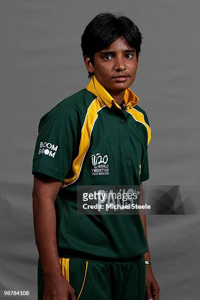 Sadia Yousaf of Pakistan Women's ICC T20 World Cup Squad on May 1, 2010 in St Kitts, Saint Kitts And Nevis.