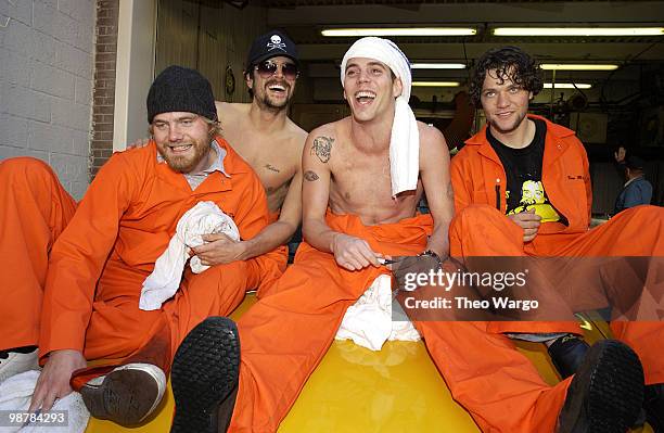 Bam Margera, Johnny Knoxville, Steve-O and Ryan Dunn