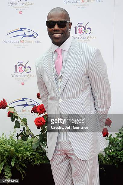 Terrell Owens attends the 136th Kentucky Derby on May 1, 2010 in Louisville, Kentucky.
