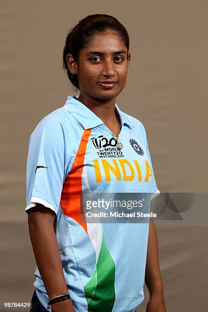 Mithali Raj of India ICC T20 World Cup squad on May 1, 2010 in St Kitts, Saint Kitts And Nevis.