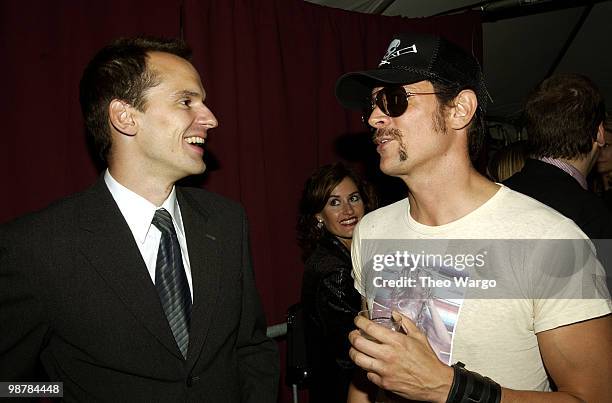 Andy Pemberton, editor-in-chief of Blender Magazine, & Johnny Knoxville