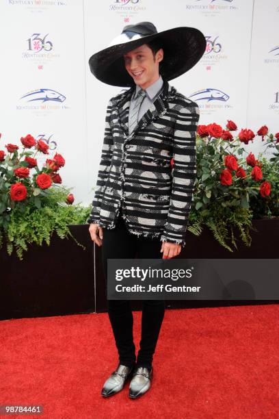 Johnny Weir attends the 136th Kentucky Derby on May 1, 2010 in Louisville, Kentucky.