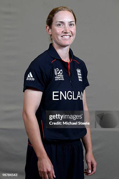 Beth Morgan of England ICC T20 World Cup squad on May 1, 2010 in St Kitts, Saint Kitts And Nevis.