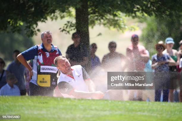 Scott Quinnell during the 2018 'Celebrity Cup' at Celtic Manor Resort on June 30, 2018 in Newport, Wales.