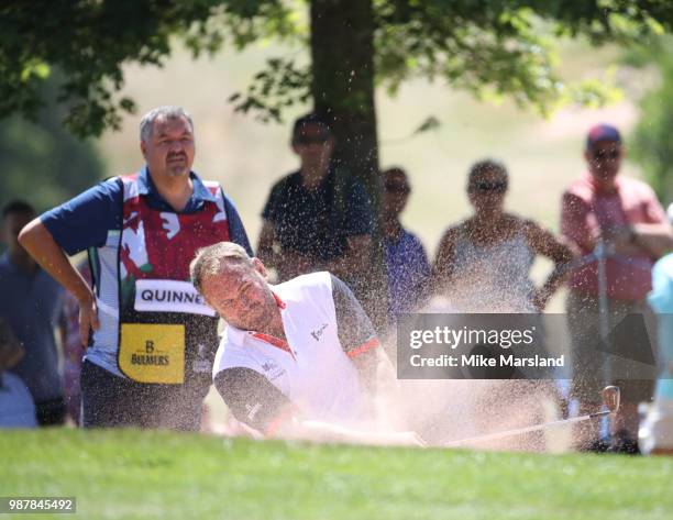 Scott Quinnell during the 2018 'Celebrity Cup' at Celtic Manor Resort on June 30, 2018 in Newport, Wales.