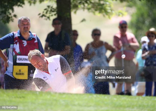 Scott Quinnell during the 2018 'Celebrity Cup' at Celtic Manor Resort on June 30, 2018 in Newport, Wales.