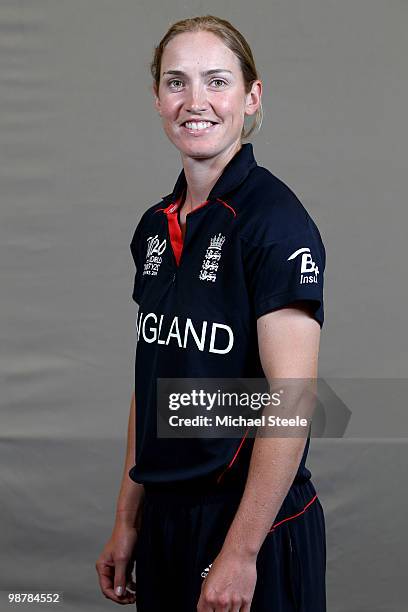 Beth Morgan of England ICC T20 World Cup squad on May 1, 2010 in St Kitts, Saint Kitts And Nevis.