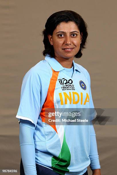 Anjum Chopra of India ICC T20 World Cup squad on May 1, 2010 in St Kitts, Saint Kitts And Nevis.