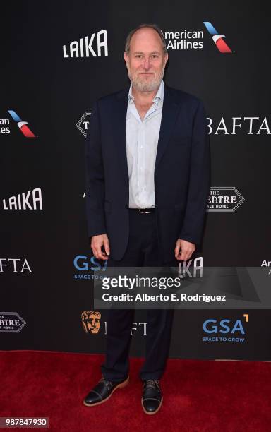 Juror Jon Turteltaub attends the BAFTA Student Film Awards presented by Global Student Accommodation on June 29, 2018 at the Ace Hotel in Los...
