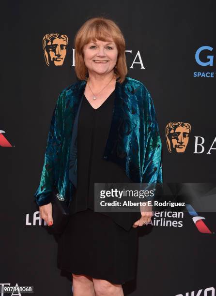 Actress Lesley Nicol attends the BAFTA Student Film Awards presented by Global Student Accommodation on June 29, 2018 at the Ace Hotel in Los...