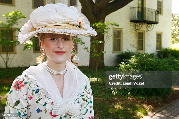 Mamie Gummer performs during the launch of the Colonial Williamsburg Artist Program at Colonial Williamsburg on May 1, 2010 in Williamsburg, Virginia.