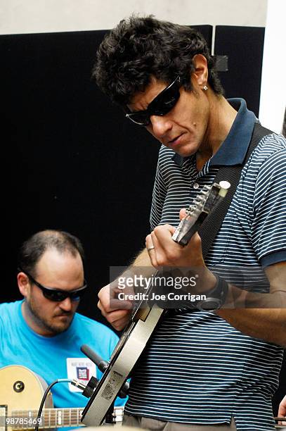Musician Mike D of the Beastie Boys performs onstage at the Family Festival Street Fair during the 2010 Tribeca Film Festival on May 1, 2010 in New...