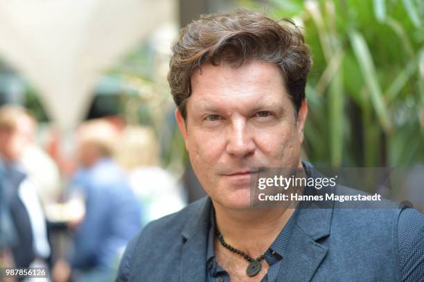 Actor Francis Fulton-Smith attends the 'Sommerfest der Agenturen' during Munich Film Festival 2018 at Hugo's on June 30, 2018 in Munich, Germany.