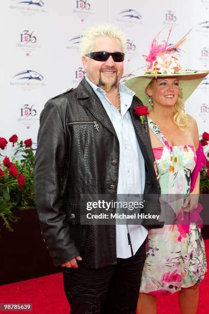 Guy Fieri attends the 136th Kentucky Derby on May 1, 2010 in Louisville, Kentucky.